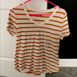 Old navy striped t-shirt.